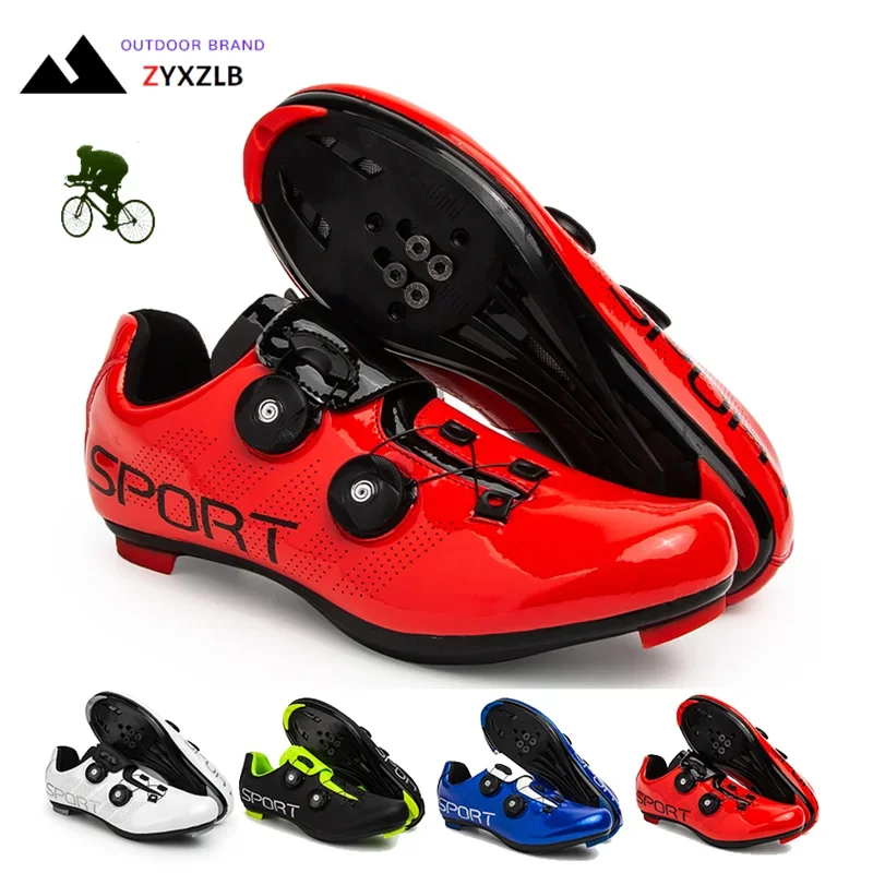 Men Cycling Sneaker Shoes with Cleat for Road Mountain Bike Racing for Men & Women