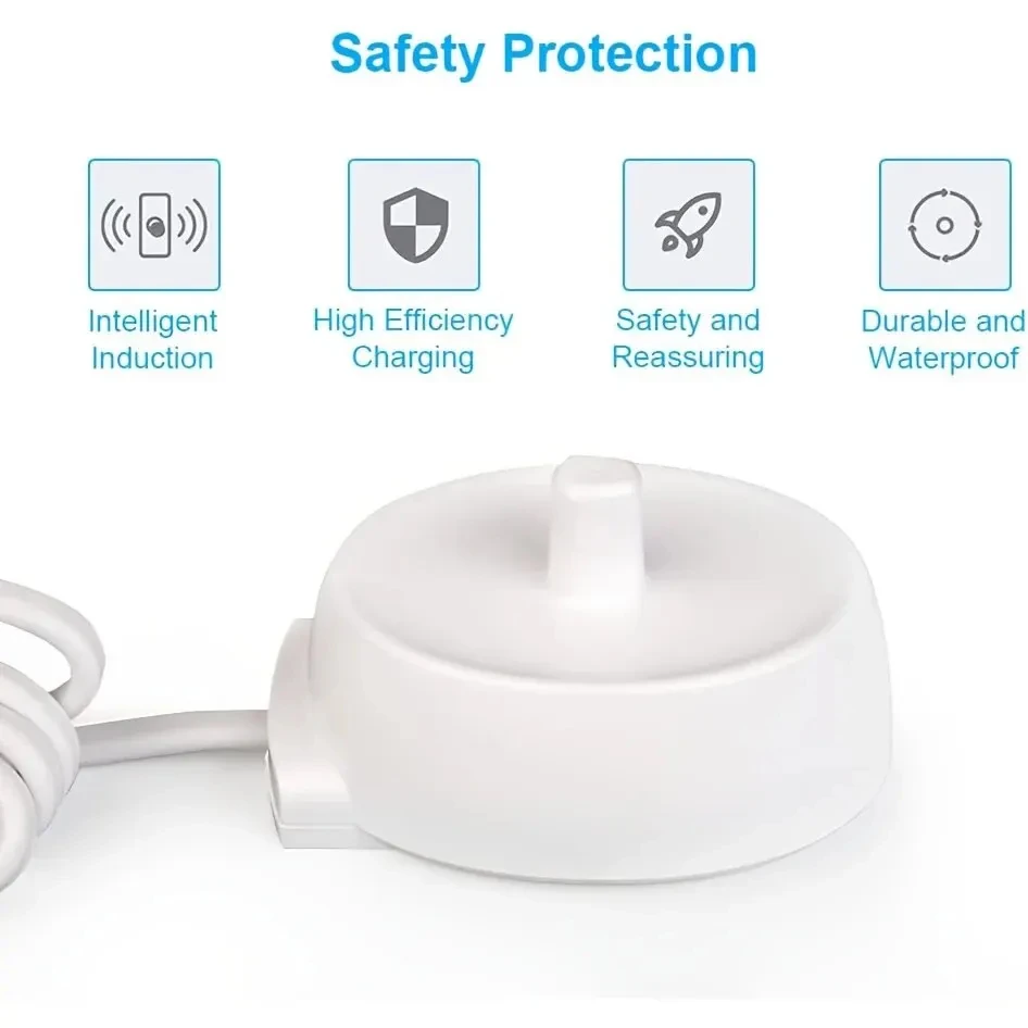 1pc Electric Toothbrush Replacement Charger For  More Safety Compatible with Most Oral B Toothbrush