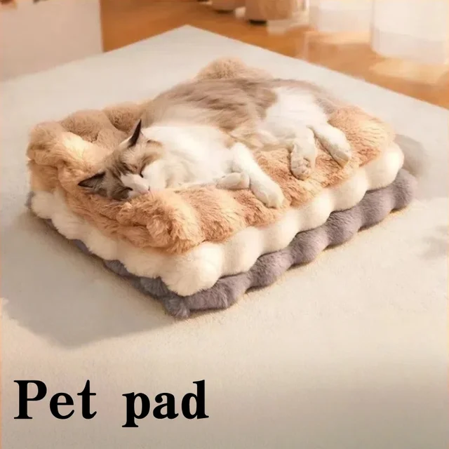 Pet Plush Mat Universal for all seasons Cat Bed Cat Blanket Warm Sleeping Mat for autumn and winter Dog Bed Dog Thick Mat 2