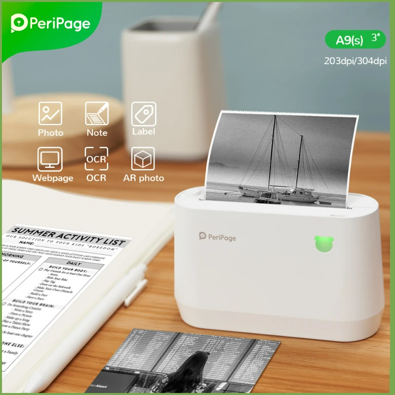 Peripage Printer Portable Thermal Bluetooth A9 203dpi A9s 304dpi A9pro