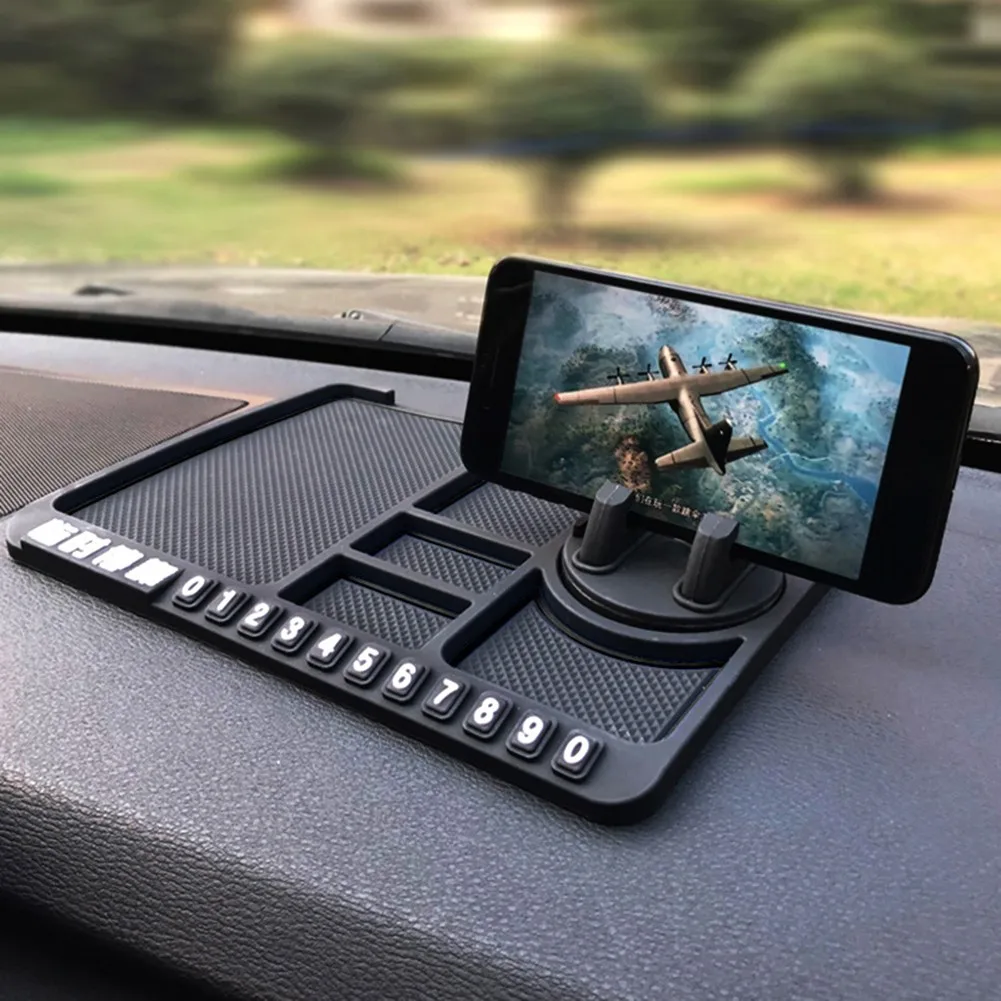 

Phone Stand Mat Dashboard Anti-slip Mat Multifunctional Phone Stand 25.6cm X 18cm/10.08\" X 7.09\" Keys Cell Phone Stand