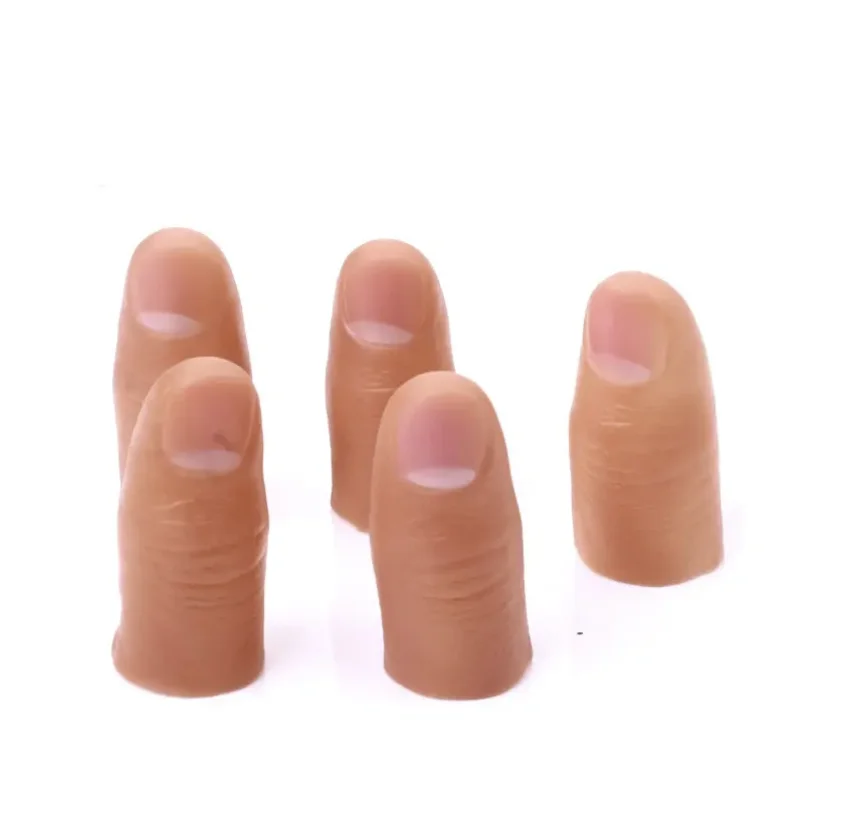 고무 가짜 손가락 마술 세트 손가락 마술 소품 마술사 액세서리 크리 에이 티브 전문 할로윈 선물