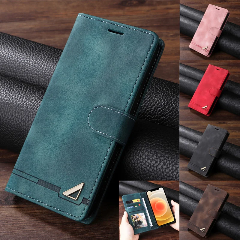 Custodia Portafoglio In Pelle PU Per Nokia C3 – Con Slot Carte E Tasca Porta Contanti (Blu) - 3