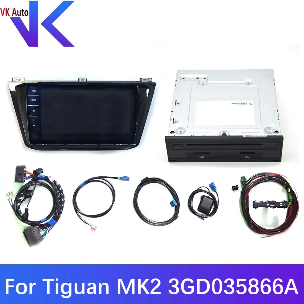 

For VW Tiguan MK2 9.2 Inch Radio Screen Display Unlock Main Unit Carplay 3GD 035 866 A