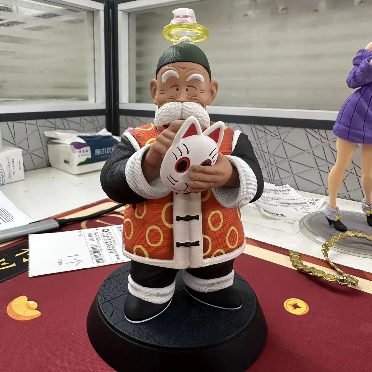 

20cm Anime Dragon Ball Z Figure Action Masks Master Roshi Divination Grandma Figures PVC Collection Statue Model Toys Gifts