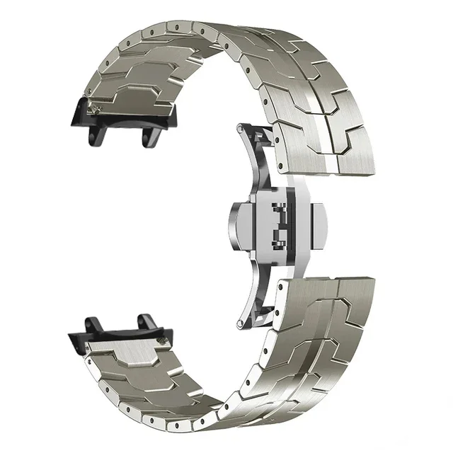 Stainless Steel Adjustable Watch Strap Bracelet - Compatible with Amazfit T-REX 3