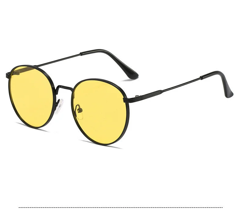 2026 Metallrahmen Runde Sonnenbrille Damen Mode Kleine Mehrfarbige Sonnenbrillen Damen UV400 Trendige Punk Herren Brillen – Detail 11