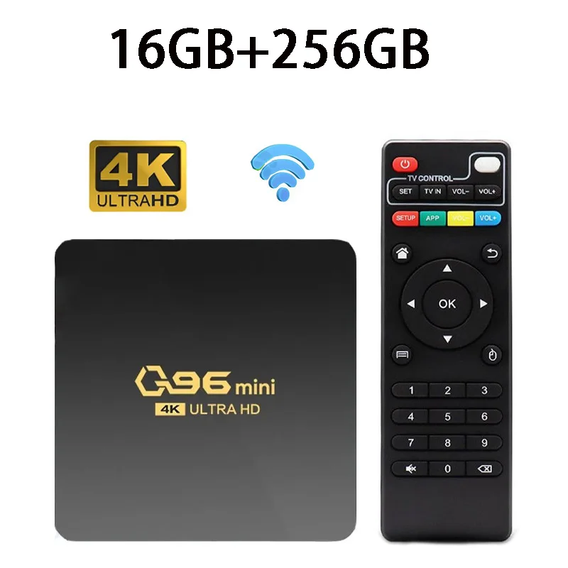 

Q96 Mini Smart TV Box Android 11RK3228A Quad Core Cortex-A53 4G WiFi HD 4K Set Top Box 16GB 256GB Media Player Android TV Box