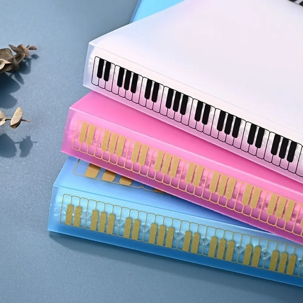 Creative Music Sheet Organizer - A4 Document Storage for Guitar and Piano Sheets