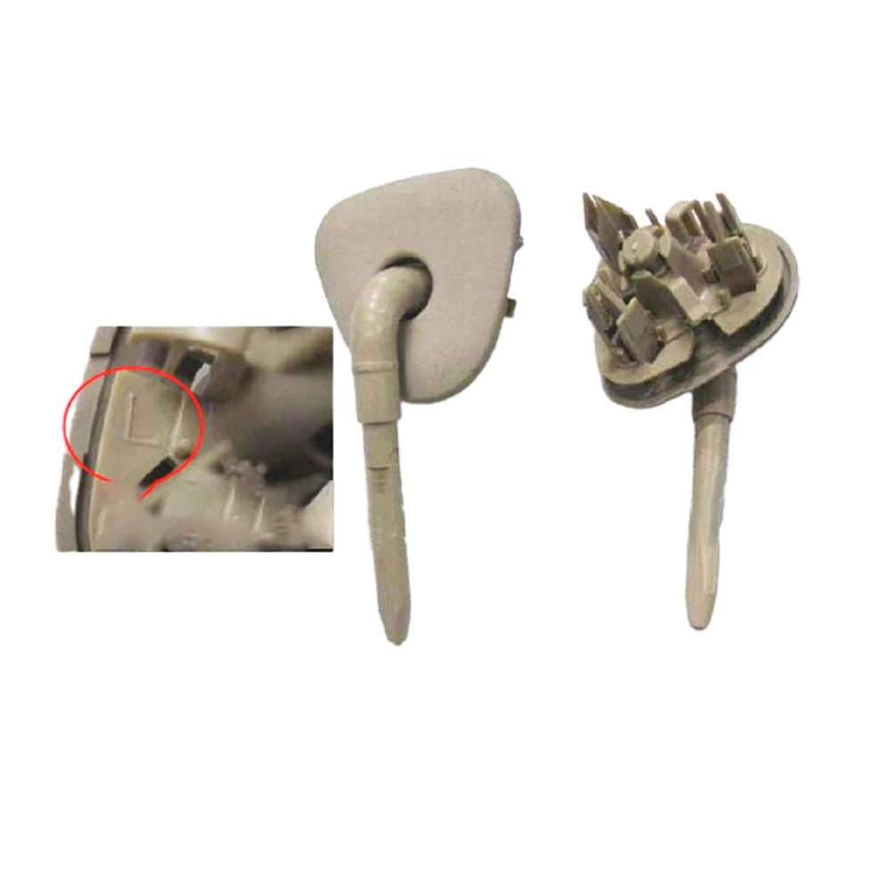 

Fixed Clip Sun Visor Clips Beige Car Accessories Durable Easy Installation Fastener Replacement Rotation Shaft