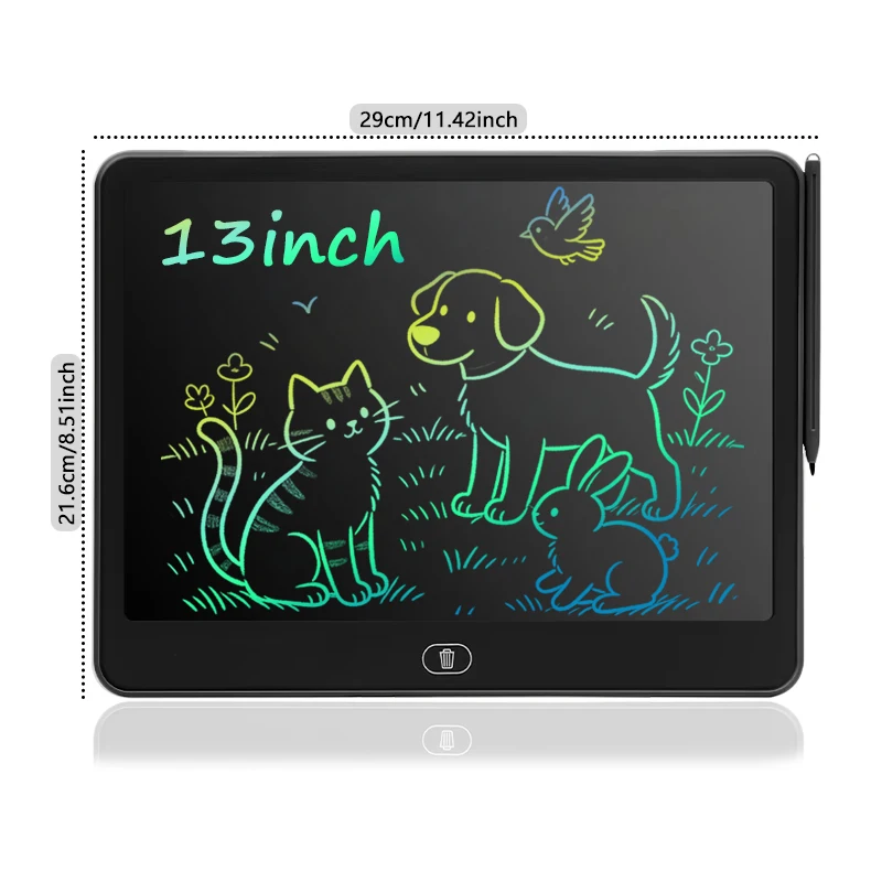 16/13/11/8-inch Kids LCD Drawing Board Portable Digital Sketchpad for Art Creativity And Learning Doodle Board Educational Toys