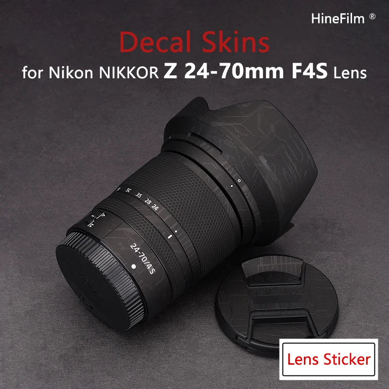 Z 24-70 F4S Nikon 2470 F4 Lente Decalcomania Protettiva Pelle Per Nikon Nikkor Z 24-70Mm F4S Protezione Dell'Obiettivo Copertura Antigraffio Pellicola