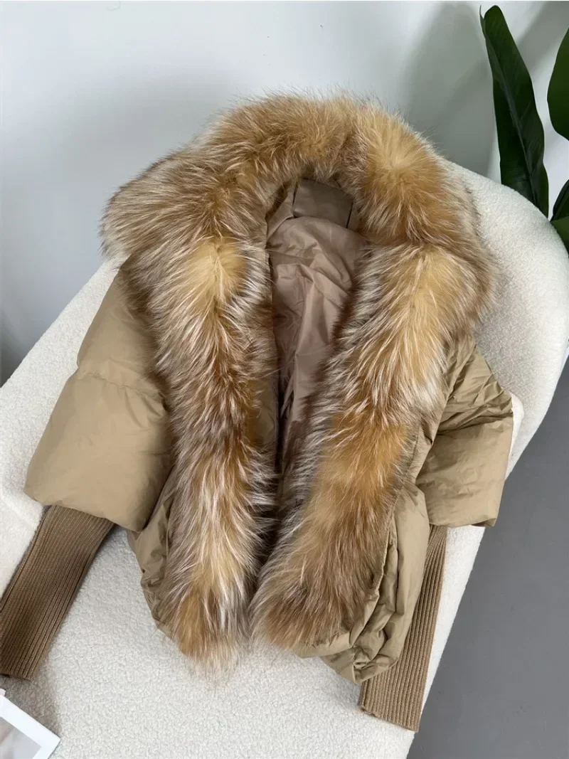 OFTBUY  Winter Jacket Women duck down Parka Real Fox Raccoon Fur Collar Hooded Thick Warm Streetwear Outerwear Natural Fur Coat 3
