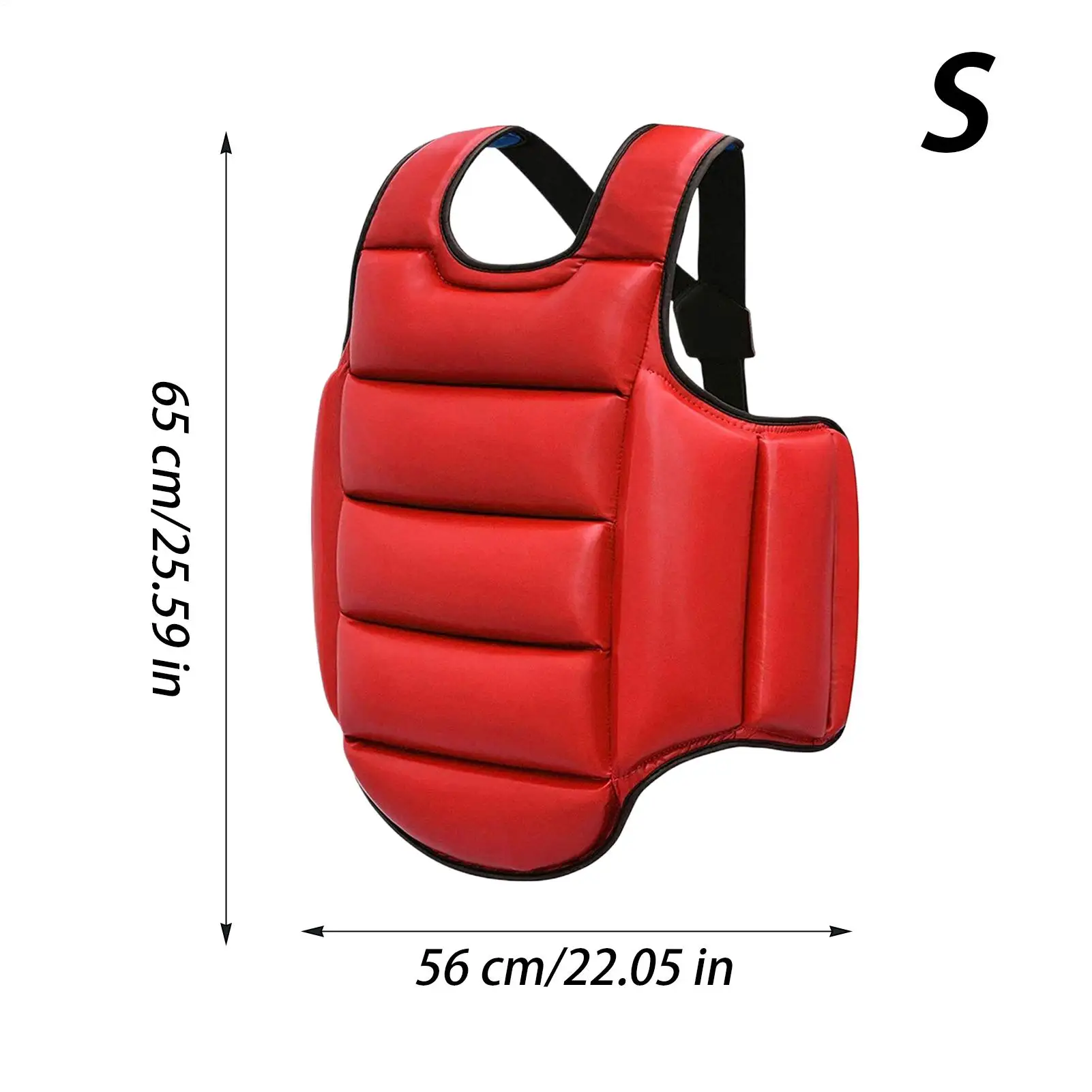 Boxing Chest Guard Reversible Kickboxing Chest Guard Adjustable Body Protection Pad Sparring Accessories For Martial Arts