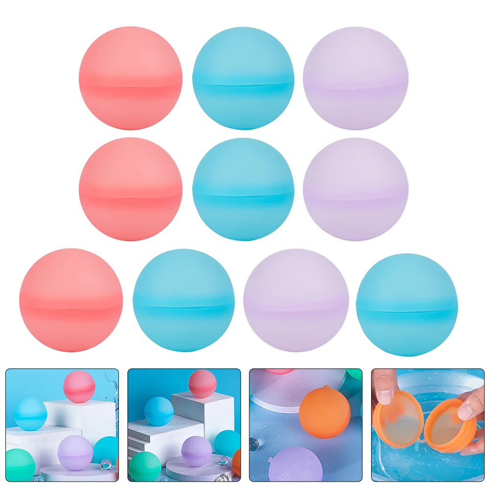 

10pcs Water Balloons Water Balls Props Sand Beach Game Water Balloons for Summer