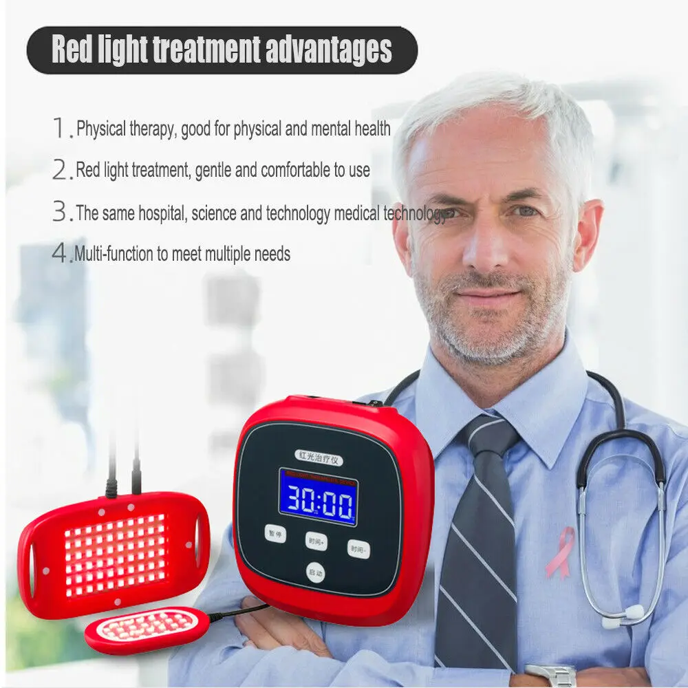 

Prostate Red Light Therapy Device 86 Irradiate Probe Dysuria Nocturia Frequently Dredge Meridians Wound Healing Treatment