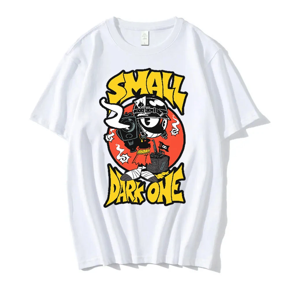 

Футболка Rapper 2024 Tour Lil Darkie Gunsmoke, футболка хип-хоп Merch с круглым вырезом и короткими рукавами, женская и Мужская Уличная одежда, забавная одежда