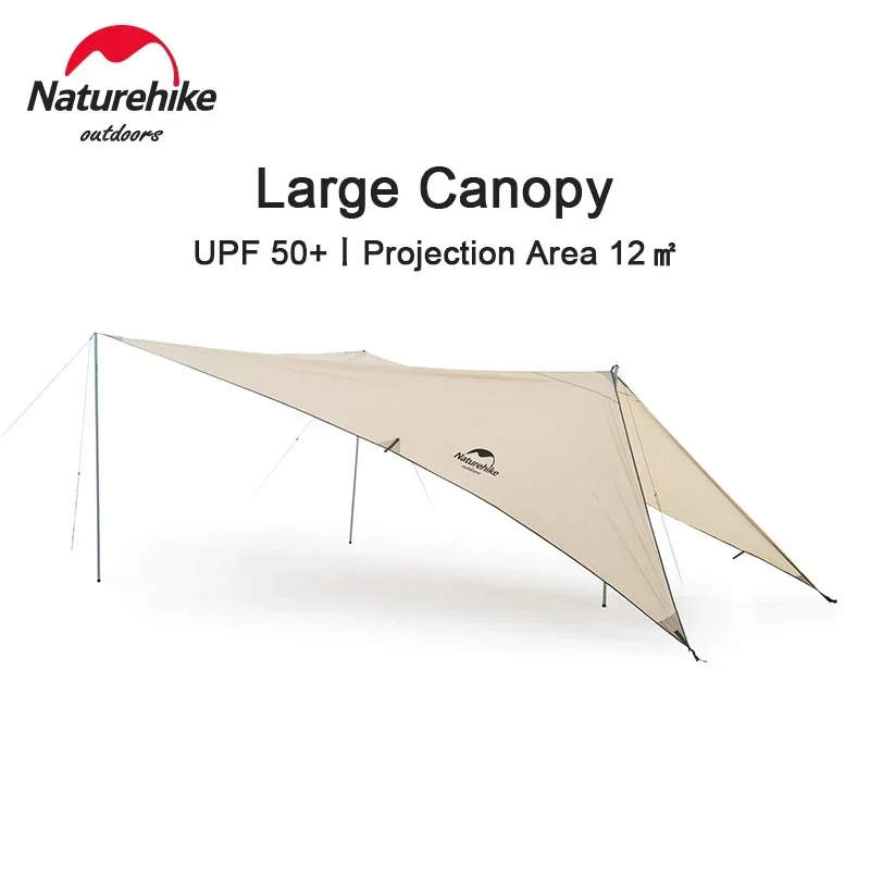 

Naturehike-Car Tail Canopy, Outdoor, Large Space Sunscreen, Camping Tent, Awning, Picnic, Hiking Equipment with Poles, NH21TM001