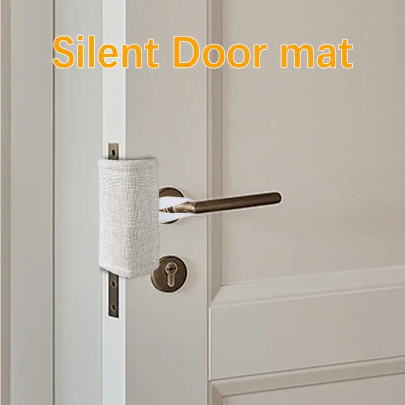 Door Silencer Cushion 3pcs/Set Quiet Closer Door Lock Cover Padded For Baby Comfort Quiet Closer Cushion Latch Cover
