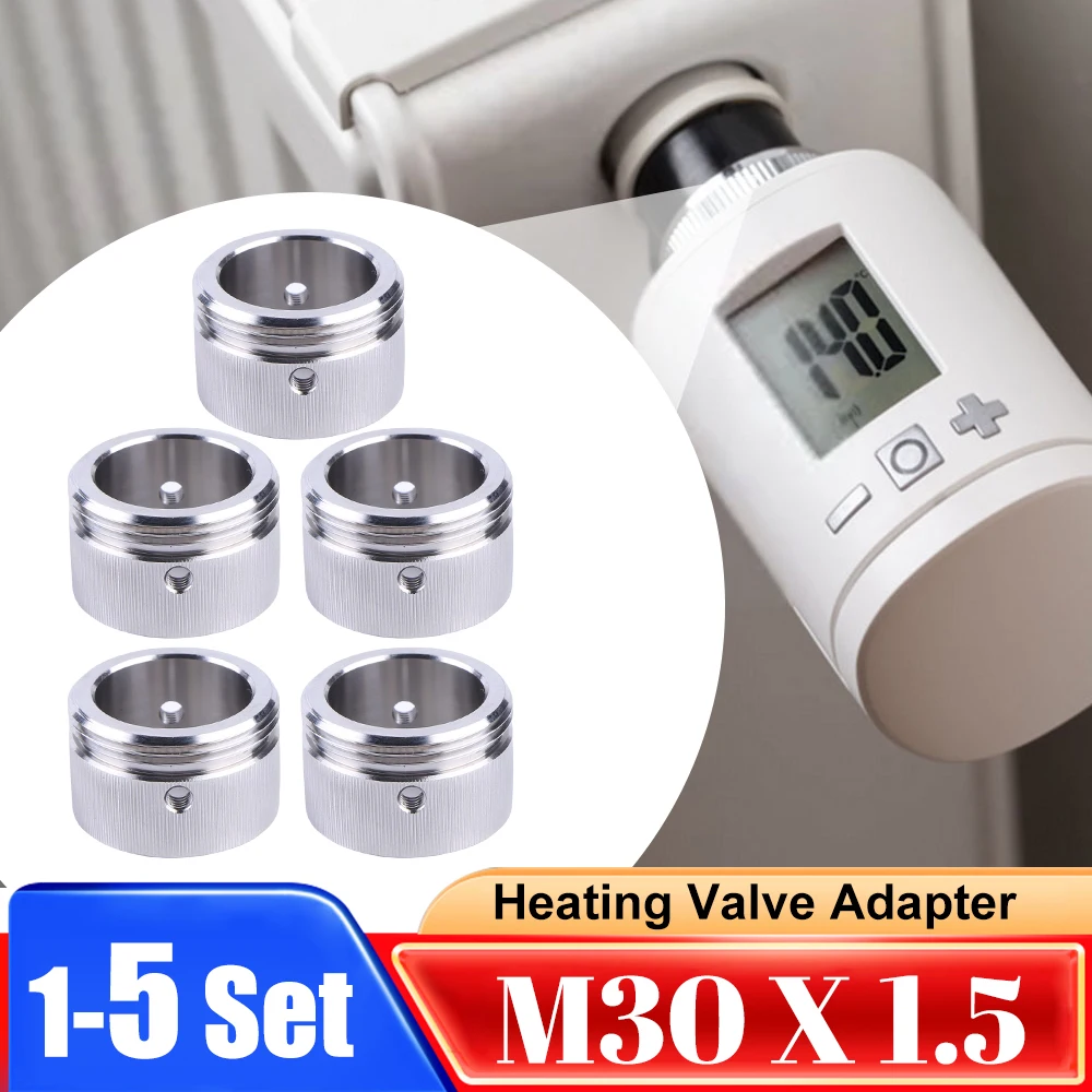 HeatingValveAdapterM30X1.5RadiatorValveThermostatHeadWithStripsRadiatorThermostatAdapterforRaRavRavlValve-AliExpress