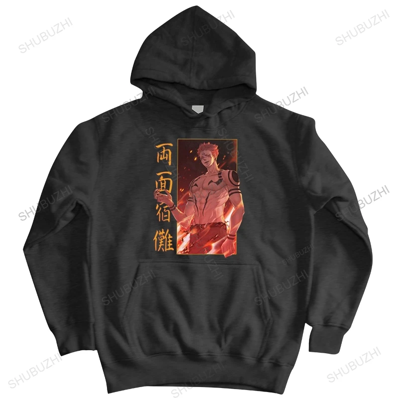 

Men Jujutsu Kaisen Ryomen Sukuna King Of Curse hoodies Cotton hooded jacket Handsome hoody Designer Anime Manga hoodie Top