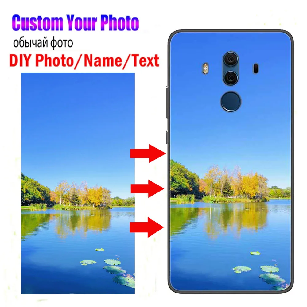 Personalized Silicone Phone Case with Custom Photo or Name Design