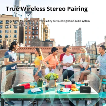 Tronsmart Force Max Speaker 80W Powerful Bluetooth Speaker with TWS, Bluetooth 5.0, Waterproof IPX6, Built-in Powerbank 3