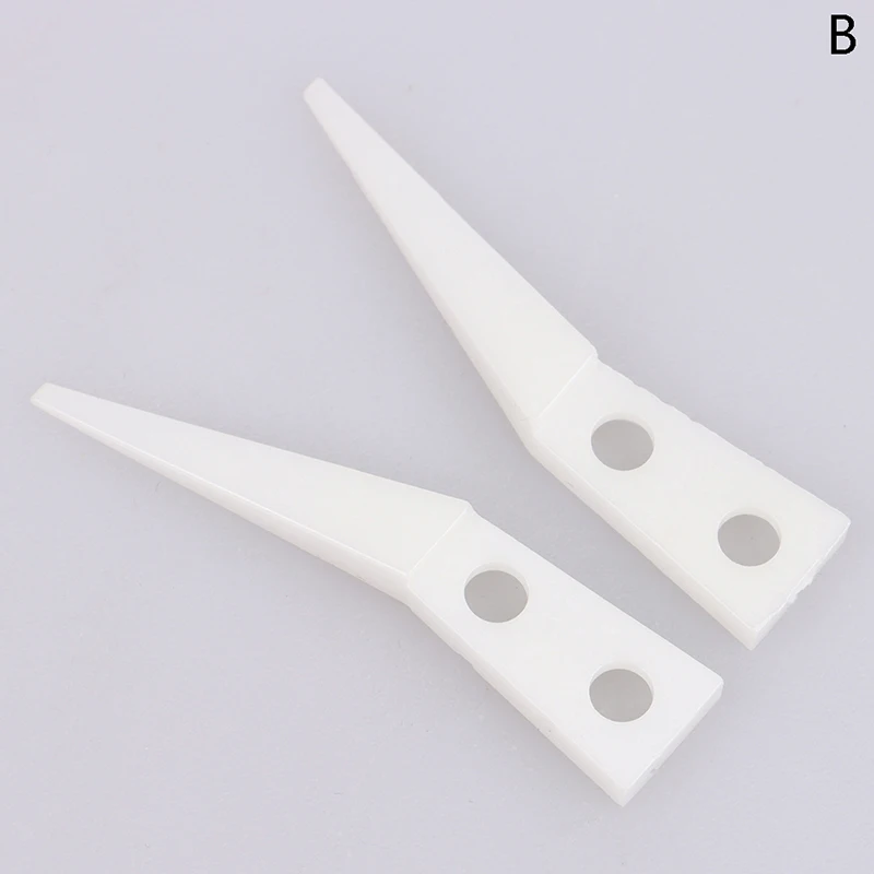 Description Picture 6 of item2pcs Anti-Static Ceramic Tweezers Straight/Little Curved/Big Curved Insulated Ceramic Tweezers Tips Industrial Ceramic Tweezers