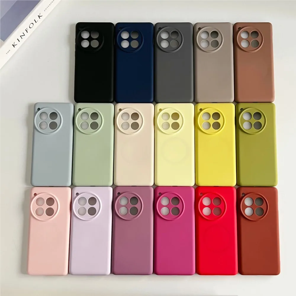 Magsafe Wireless Charging Magnetic Soft Silicone Case with Camera Protection