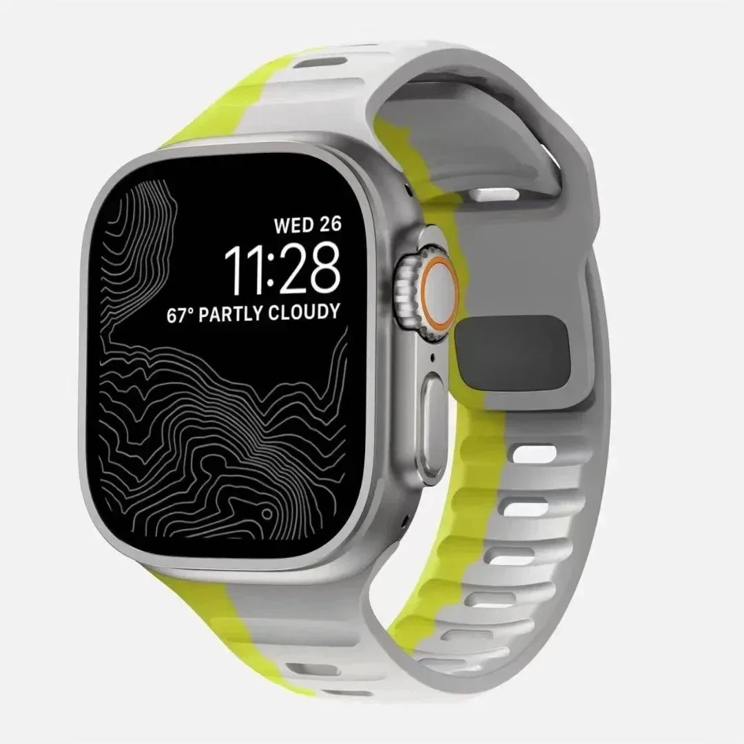 Premium Silicone Sport Band for Smartwatch - Durable and Comfortable Strap for Active Lifestyles