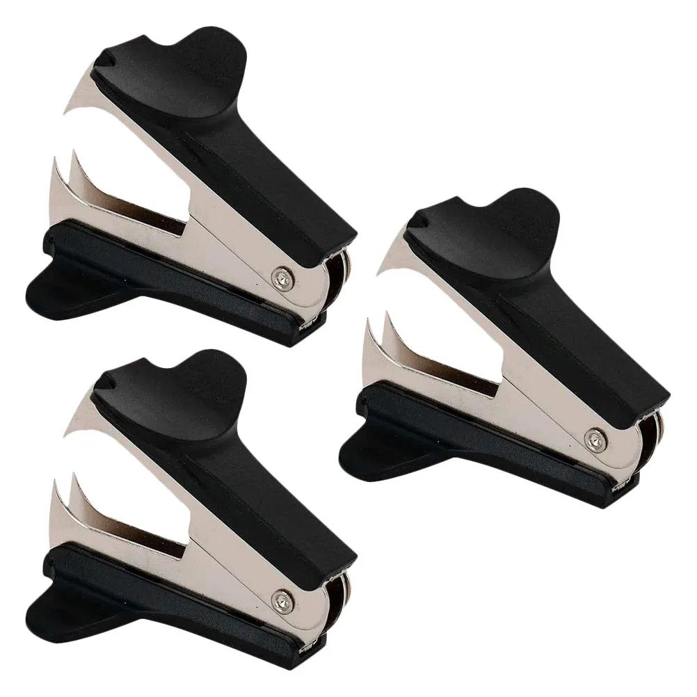 3Pcs Portable Staple Puller Removal Tool Silent for Office Classroom Desk Universal Staples Puller Staple Remover