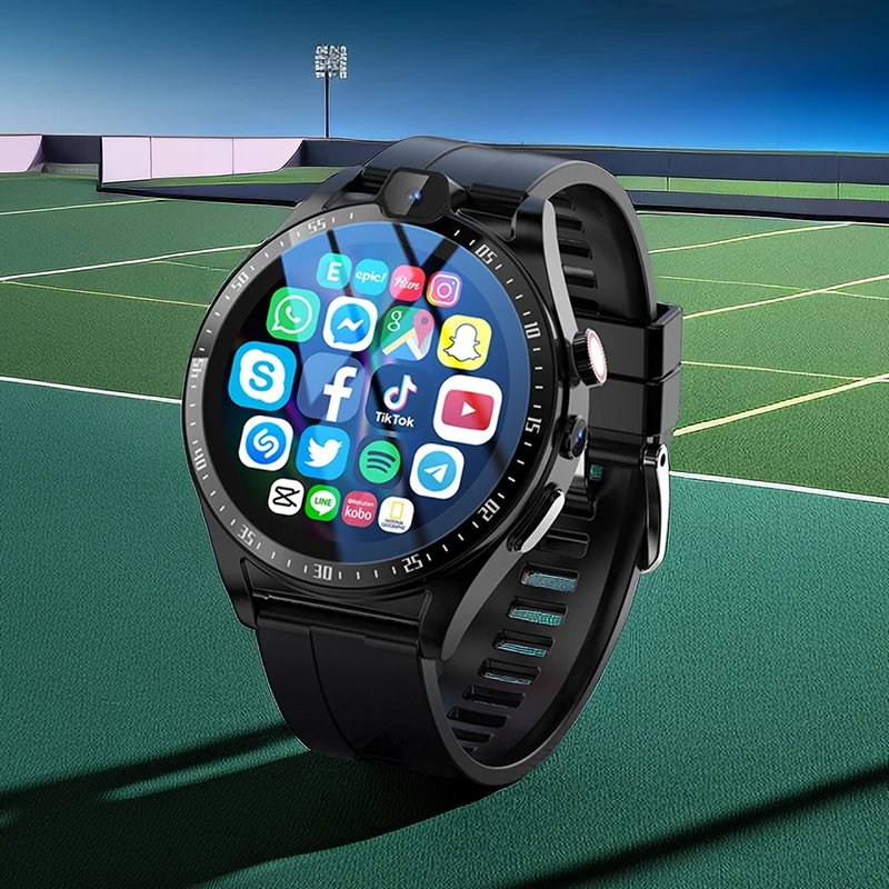 

New 4G Net Smart Watch Men Android 9 Adult Smartwatch Phone 1000 mAh Dual Camera Wifi GPS SIM APP Download Video Call Heartrate