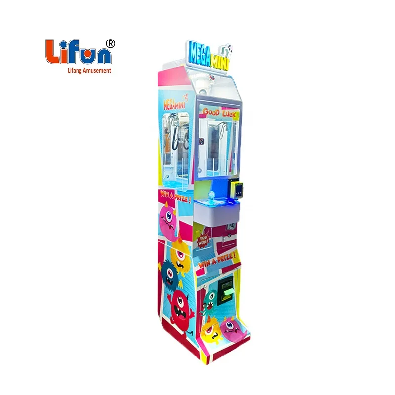 

Lifun Small Claw Crane Machine Arcade Toys Plush Coin Operated Games Mega Mini Claw Machine With Bill Acceptor