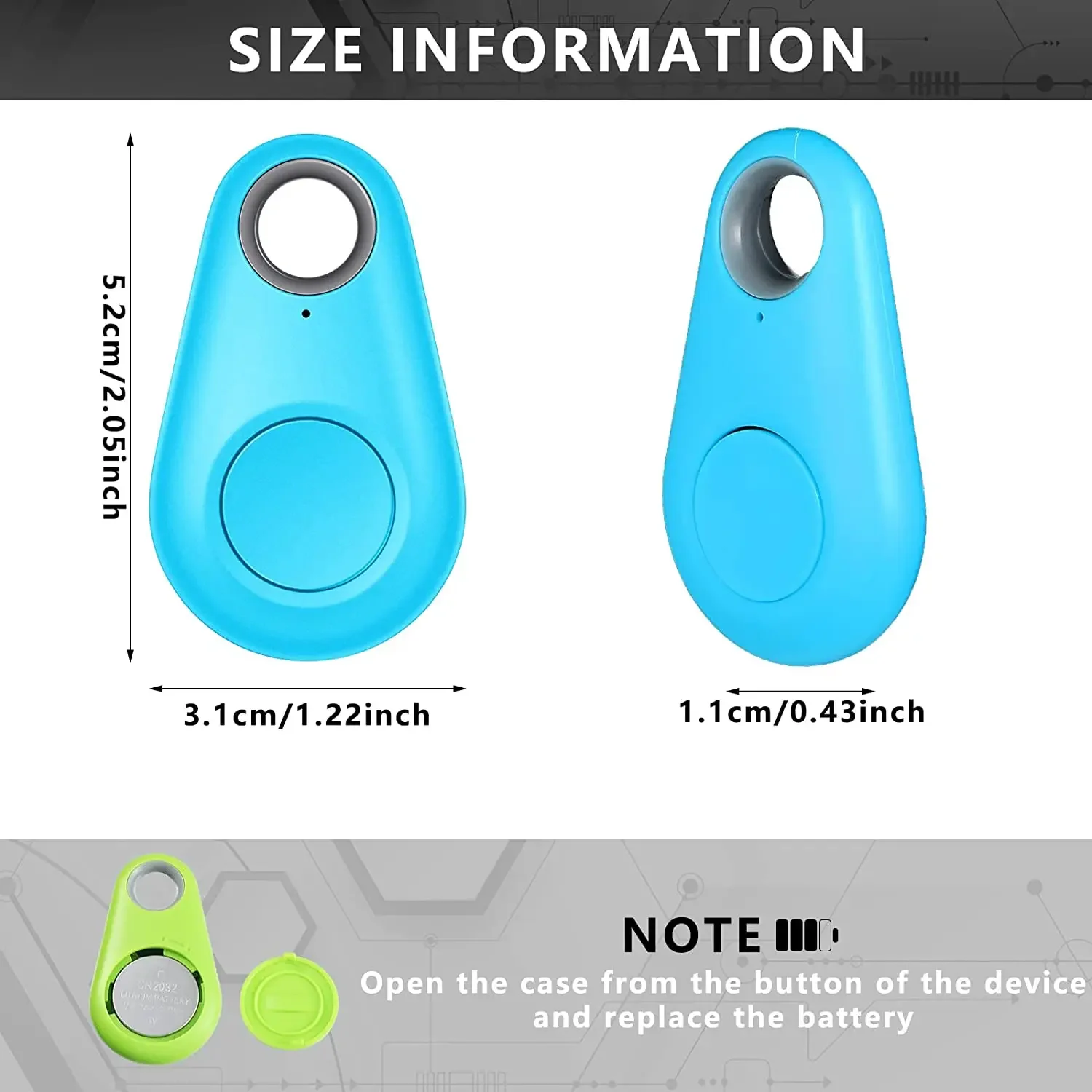 5pcs Gps Pet Locator Smart Anti-lost Alarm Tag Wireless Dog Collar Suitable for Dog Cat Bluetooth Tracking Device Accessories