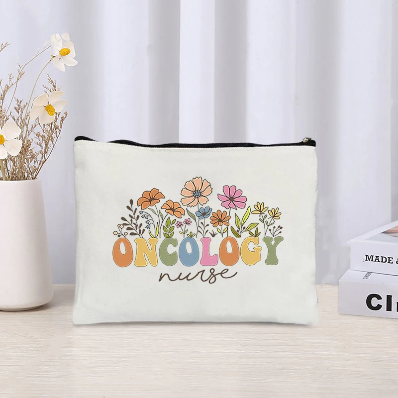 Leopard Nurse Print Cosmetic Bag Organizer Sundries Zipper Makeup Bags Storage Pouch Office Supplies Stationery Pencil Case Gift 6