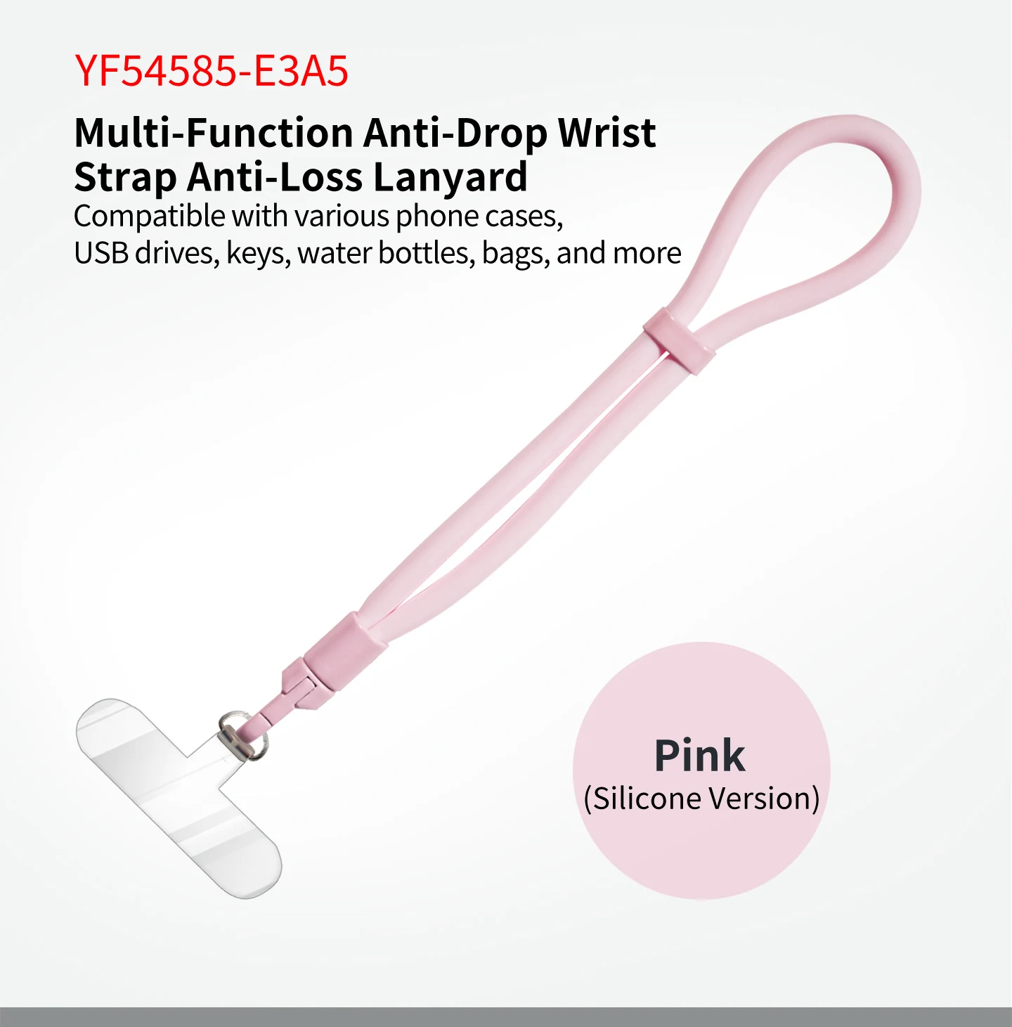 Handy-Schutzhülle mit Lanyard, TPU-Dichtung, Schnellverschluss, Verstellbarem Handgelenksband, Weichem Silikon, 360° Drehbarer Schnalle und Anti-Verlust-Kordel – Detail 21