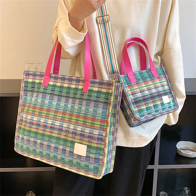 2023 New Women Large Capcity Luxury Designer Tote Purses Handbags For Young  Gilrs Bolsa Feminina Lady Double-sided Pattern Bags - AliExpress