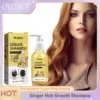 Ginger Hair Growth Shampoo Hair Thickener Fluffy Smoothing Scalp Repair Dry Anti Itching Dandruff Frizz Anti Hair Loss Shampoo 1