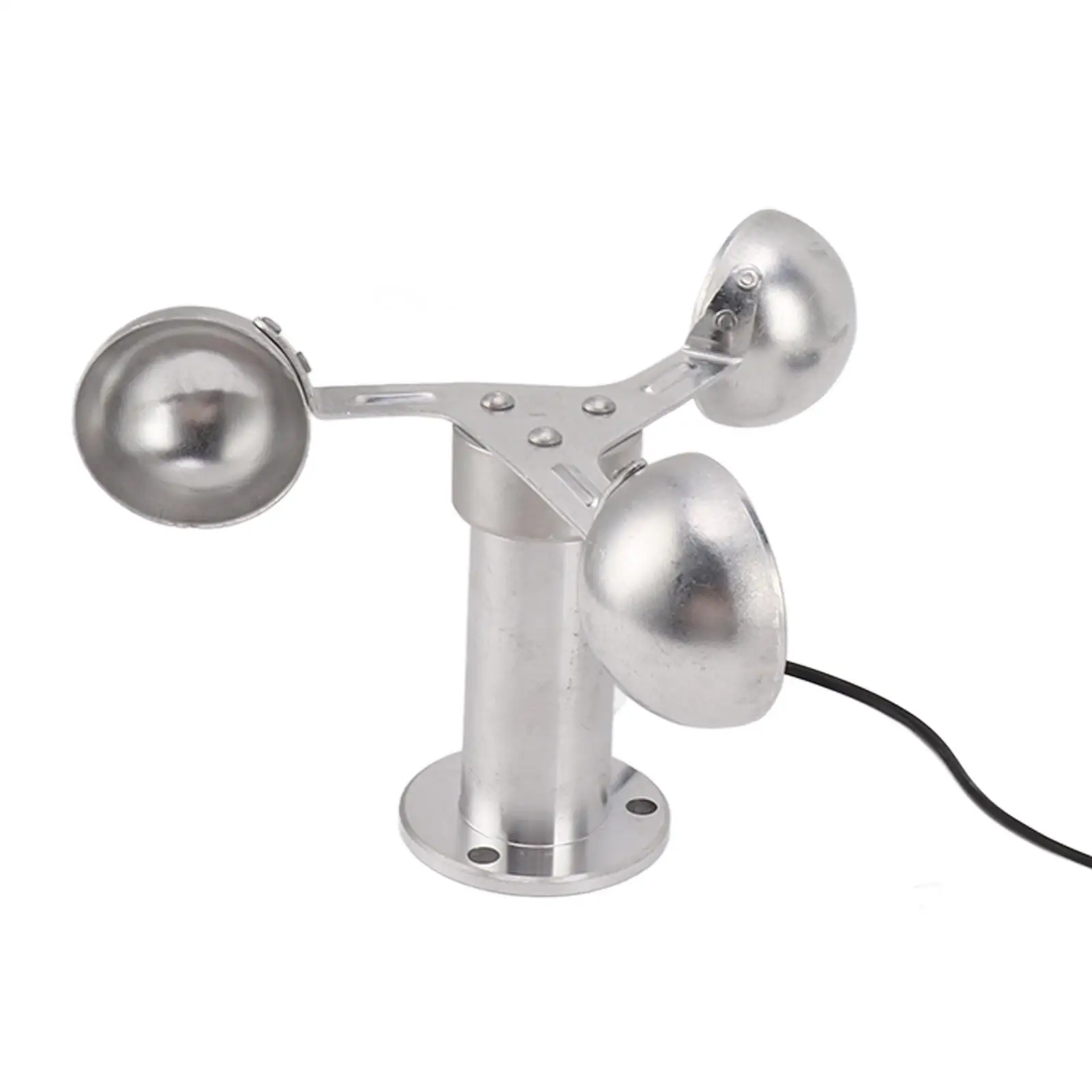 Anemometer Wind Speed Sensor for Monitoring 3-Cup Wind Speed Detector