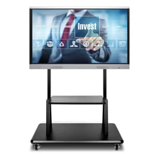 

86 inch 4K2K ultra HD screen IR touch screen panel interactive white board for video conference no projector