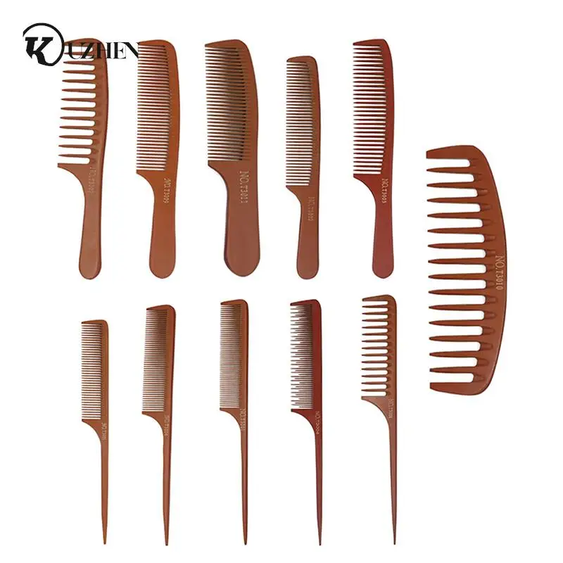 

Natural Wood Combs Salon Anti-Static Anti Tangling Wood Parting Comb Hair Brush Hair Care Styling Tool Barber Accessories