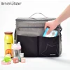 Insular Mommy Diaper Bags Mother Large Capacity Travel Nappy Backpacks with Anti-loss Zipper Solid Baby Maternity Nursing Bags 2