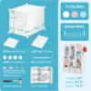 Durable Wardrobe for Closet  home organization and storage store bag closet organizador de ropa 6