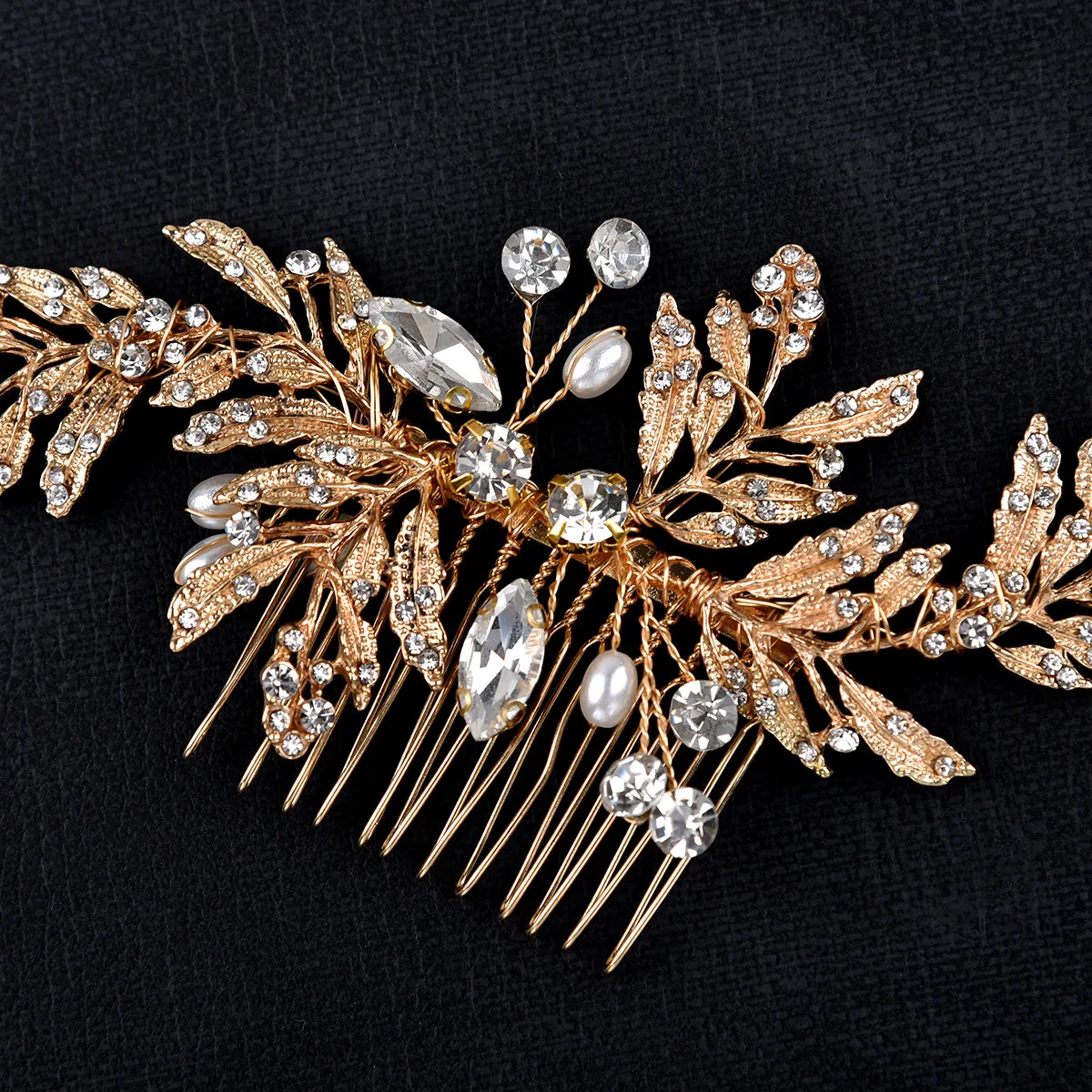 Floral Wedding Hair Combs Bridal Hair Accessoaries for Women Bride