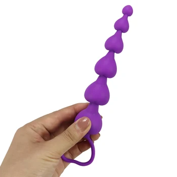 Butt Plug Love Heart Anal Plug Sex Toys For Women Vaginal Massage Female Musturbators Silicone Adult Goods Clitoral Stimulation 4