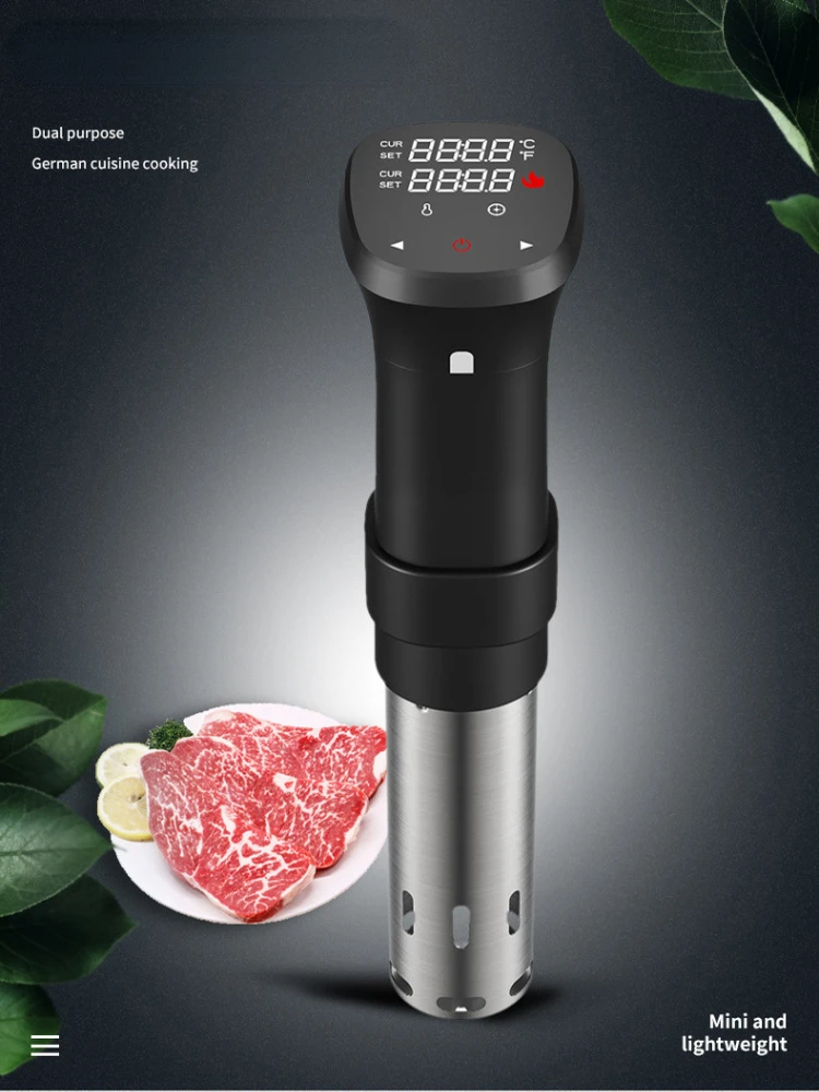 1100W 2nd Generation Waterproof Sous Vide Immersion Circulator Vacuum Slow Cooker with LCD Digital Accurate Control