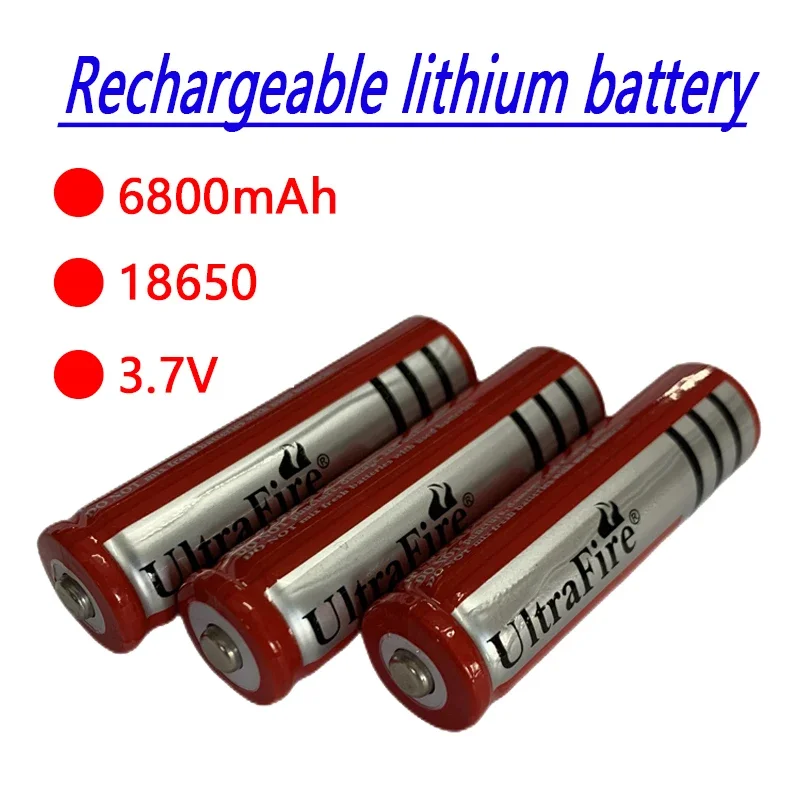 18650 Batterie 3,7V 6800Mah Muslimlimion Batterie Fuir Led Taschenlampe Batery Litio Batterie