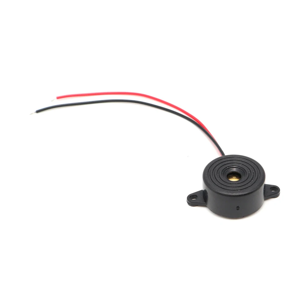 

100% High-quality New Products 85 DB ABS And Electric Components Piezo Buzzer 12V DC Black 12V DC 2 Wired Connctor 3 - 24V