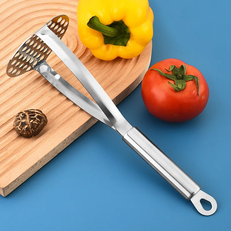 Stainless Steel Mud Press Household Potato Press Potato Manual Masher Multifunctional Kitchen Tool