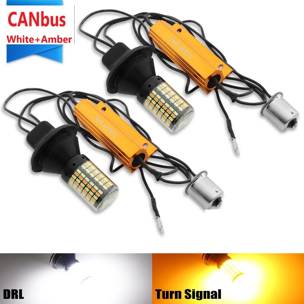 

1 пара, автомобисветодиодный светодиодные лампы T20 7440 1156 BA15S BAU15S
